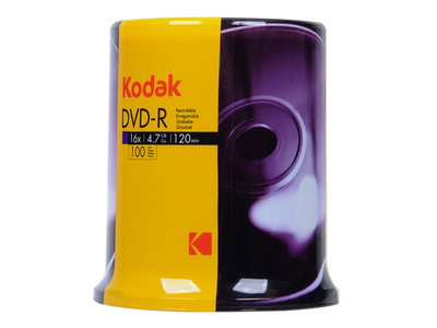 Kodak DVD-R 4.7gb 100τμχ