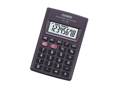 Αριθμομηχανή τσέπης 8 Ψηφίων HL-4-S Casio