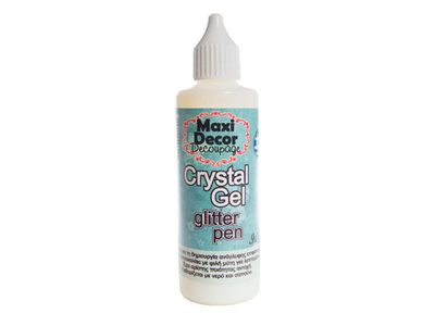 Maxi Decor Crystal Gel Glitter Στυλό