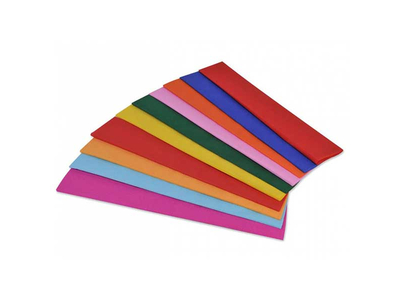 Χαρτιά Γκοφρέ σε Διάφορα Χρώματα 50x200εκ