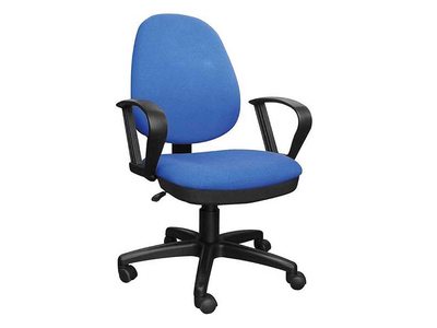 Καρέκλα Γραφείου Μπλε με Ψηλή Πλάτη