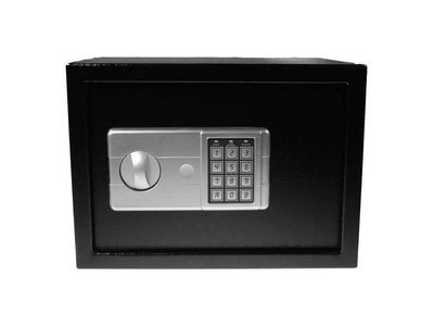 Χρηματοκιβώτιο με Συνδυασμό και Κλειδί Μαύρο Υ20x24x18εκ
