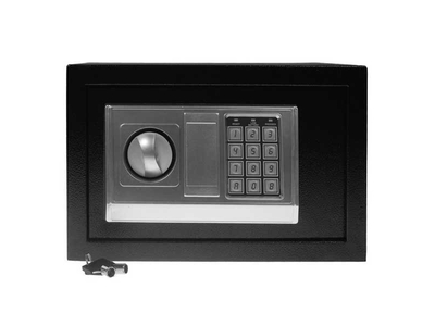 Χρηματοκιβώτιο με Συνδυασμό και Κλειδί Μαύρο Υ20x31x20εκ.