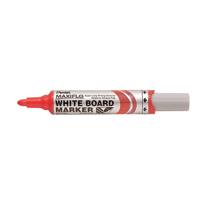 Μαρκαδόρος Λευκού Πίνακα Maxiflo Pentel κόκκινος