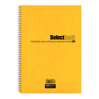 Τετράδιο Σπιράλ 21X29/1θ Select Book Salko