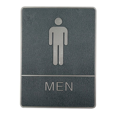 Πινακίδα Σήμανσης WC Ανδρών Ασημί