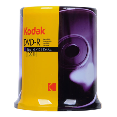 Kodak DVD-R 4.7gb 100τμχ