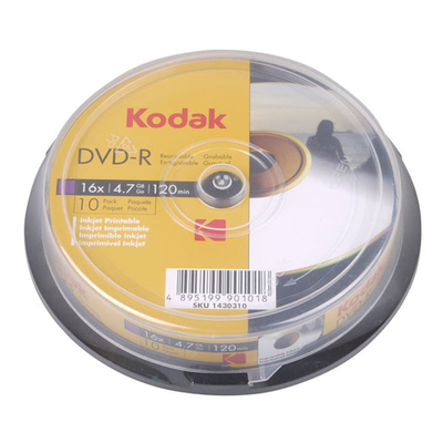 Kodak DVD-R 4.7gb 10τμχ