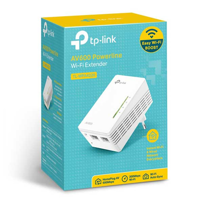 TP-LINK AV600 Powerline WiFi Extender TL-WPA4220