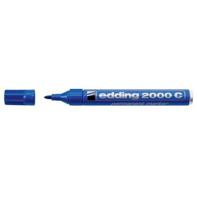 Edding 2000C Μαρκαδόρος Ανεξίτηλος Μεταλλικός μπλε