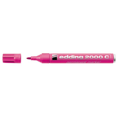 Edding 2000C Μαρκαδόρος Ανεξίτηλος Μεταλλικός ροζ
