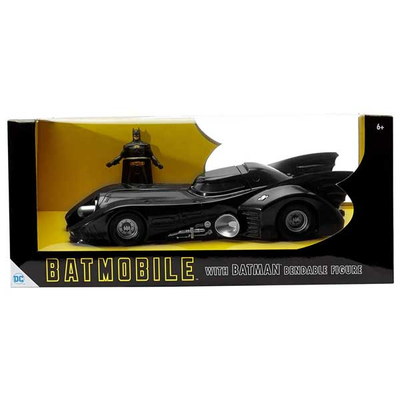 Αυτοκίνητο Batmobile με Φιγούρα 8εκ Batman (Batman 1989)