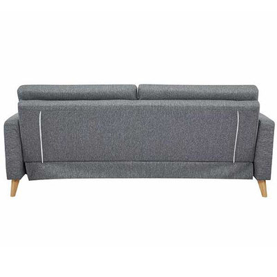 Καναπές Κρεβάτι Τριθέσιος Σκούρο Γκρι Soho