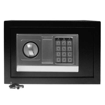 Χρηματοκιβώτιο με Συνδυασμό και Κλειδί Μαύρο Υ20x31x20εκ.